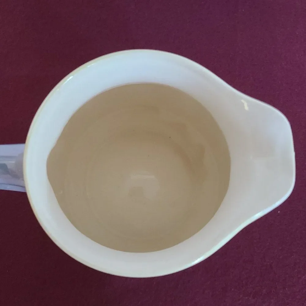 Japanese Lusterware Floral Hand Painted Pitcher Pearly Antique Vintage